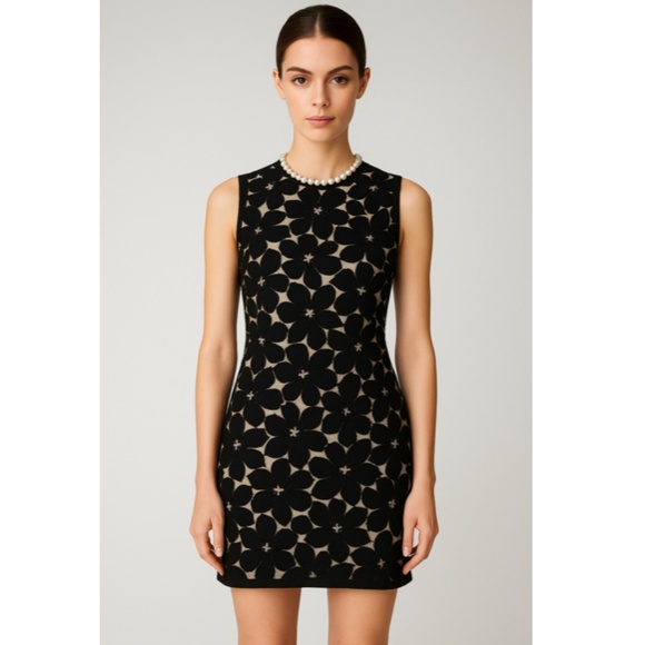 3.1 Phillip Lim Lace Overlay Pearl Neckline Mini Dress - size 10 - Picture 1 of 5